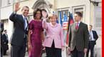 President Obama with Chancellor Merkel